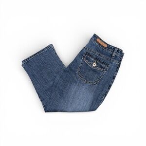 Y2K Cosmopolitan Blue Cropped Jeans Women’s Size 6